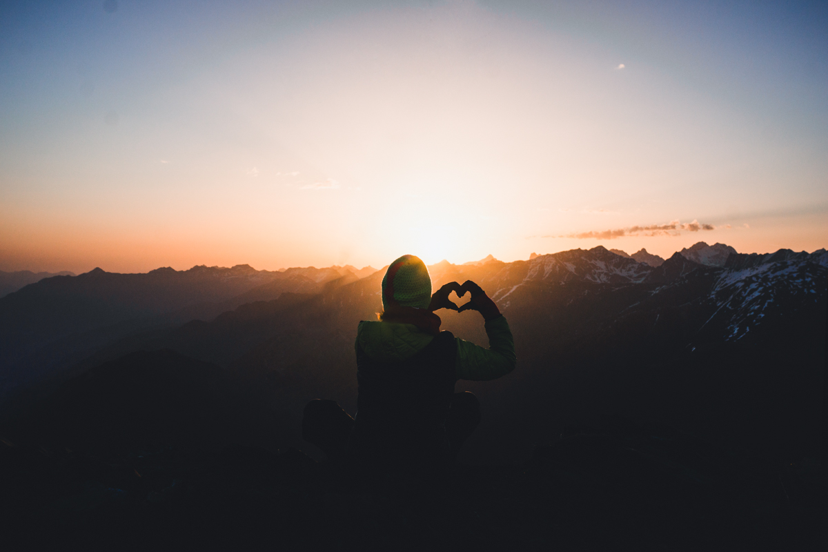 Sonnenaufgang in Nauders